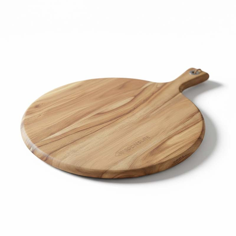 Circular Acacia Wood Chopping Board