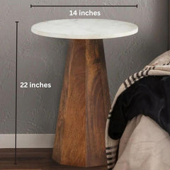 Nordic Marble Top Side Table