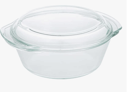 Roxx Glass Casserole, 1l, 1-Piece, Clear
