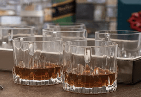 Roxx Glass Volvic Tumbler Set (Set of 6 pcs), Clear