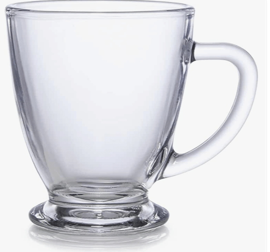 Roxx Antalya Mug 230 ml Capacity, Transparent, Set of 6, Glasses Suitable for Drinks, Water, Juice, etc, Perfect for Home, Restaurants and Parties-1