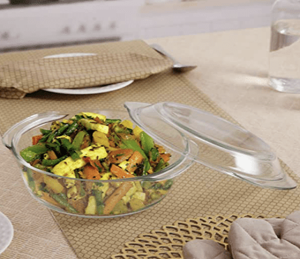 Roxx Glass Casserole, 2l, 1-Piece, Clear-1