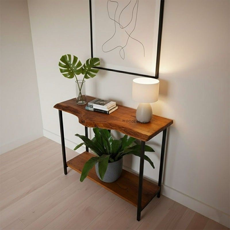 Royal Oak Live Edge Console Table