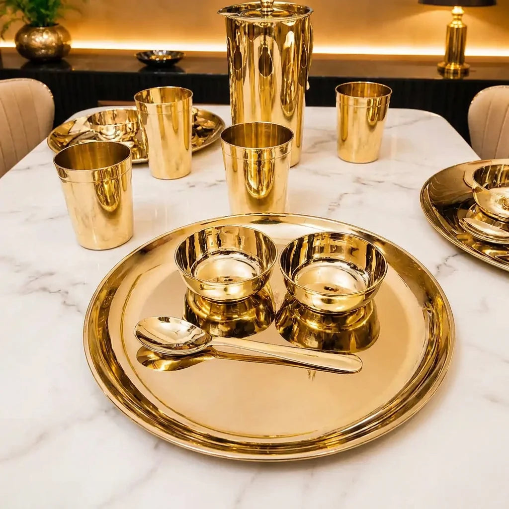 Kansa Luxury Dinner Serving Set
