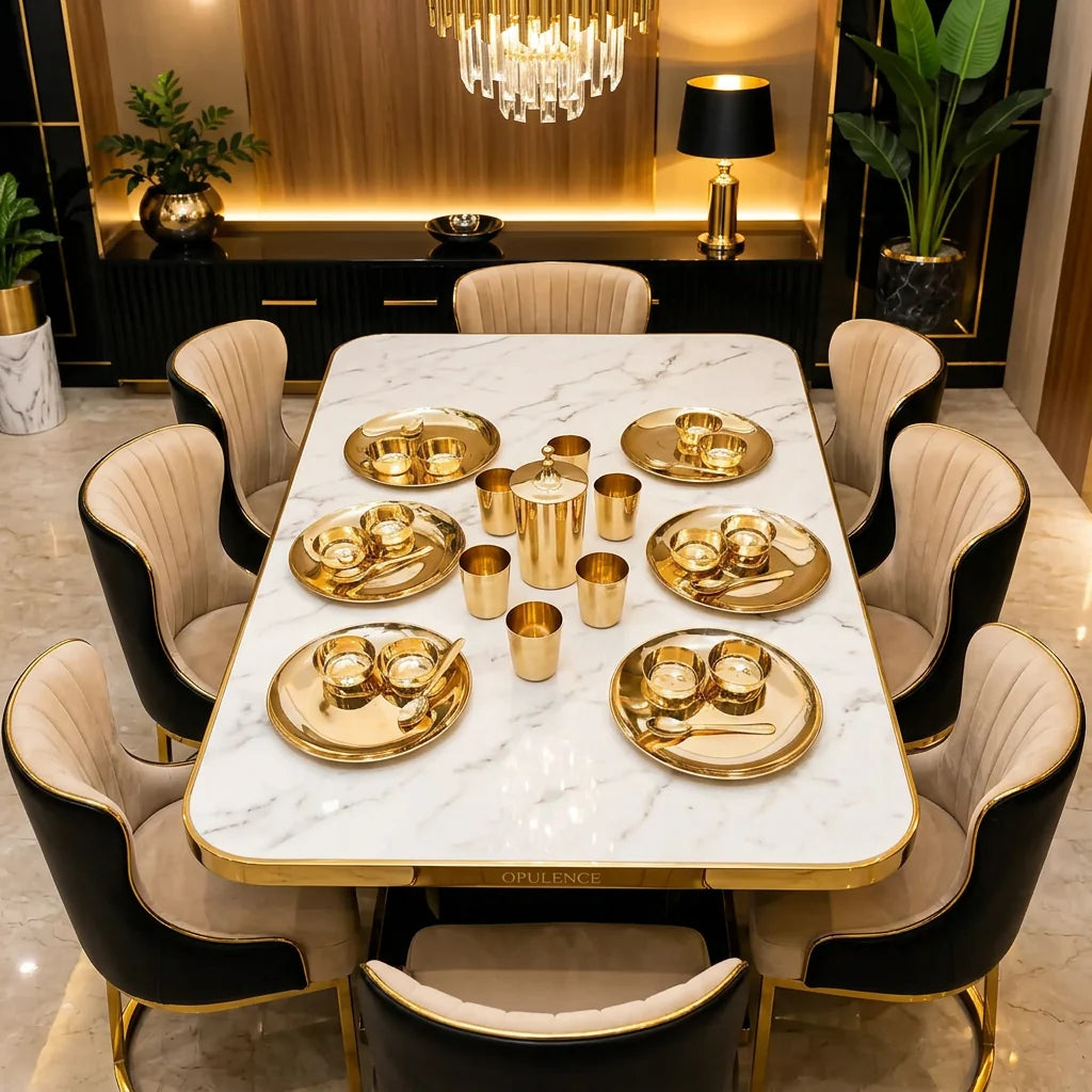 Kansa Luxury Dinner Serving Set