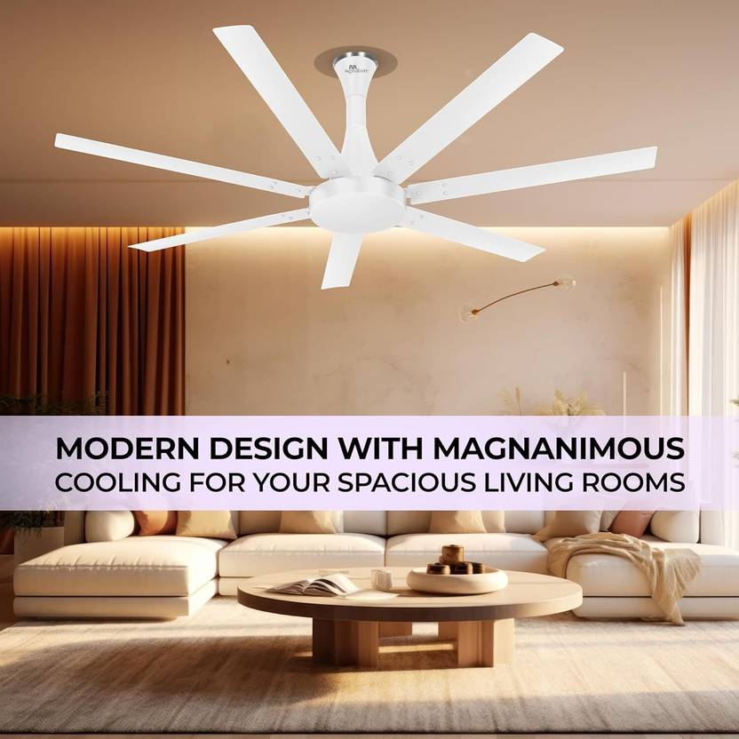 RR Signature Aether Flow High Air Ceiling Fan with 7 Blades, Low Noise, 40% More Motor (Alice, Free Installation)-5