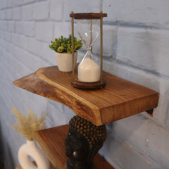 Live edge Floating shelf set of 3