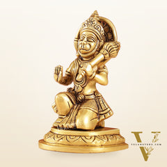 Sankat Mochan Hanuman Ji Superfine Brass Idol 6.5 inch
