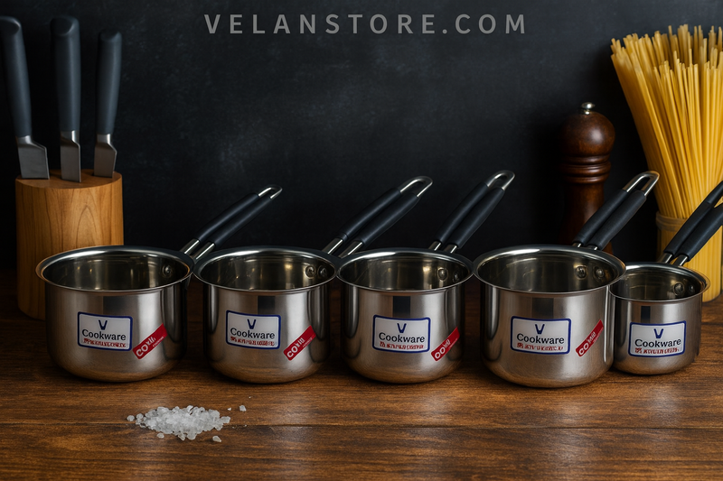 Vcookware Stainless Steel Saucepan Heavy – Premium Quality Cookware for Everyday Cooking-1