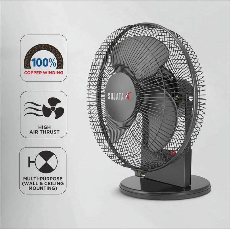 SUJATA SAP 2700HS High Speed High Air Delivery 280 mm Table Fan-4