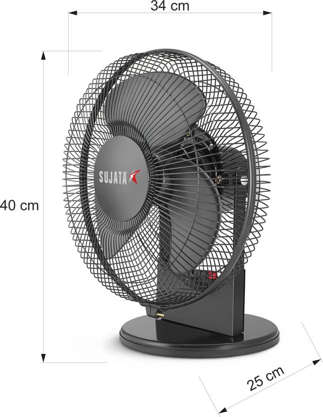 SUJATA SAP 2700HS High Speed High Air Delivery 280 mm Table Fan-2
