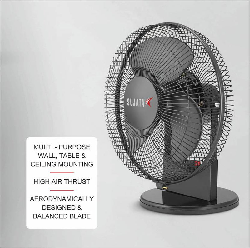 SUJATA SAP 2700HS High Speed High Air Delivery 280 mm Table Fan-5