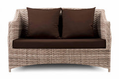 Gerardo Outdoor Sofa Set 2 Seater, 2 Single seater , 1 Center table (Seashell)