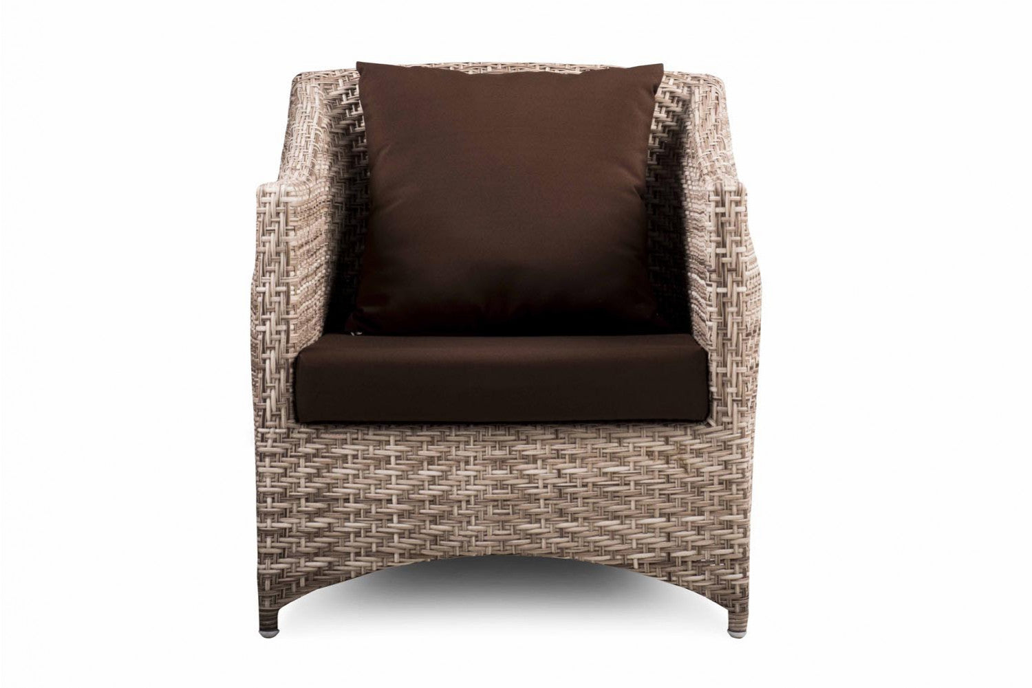 Gerardo Outdoor Sofa Set 2 Seater, 2 Single seater , 1 Center table (Seashell)