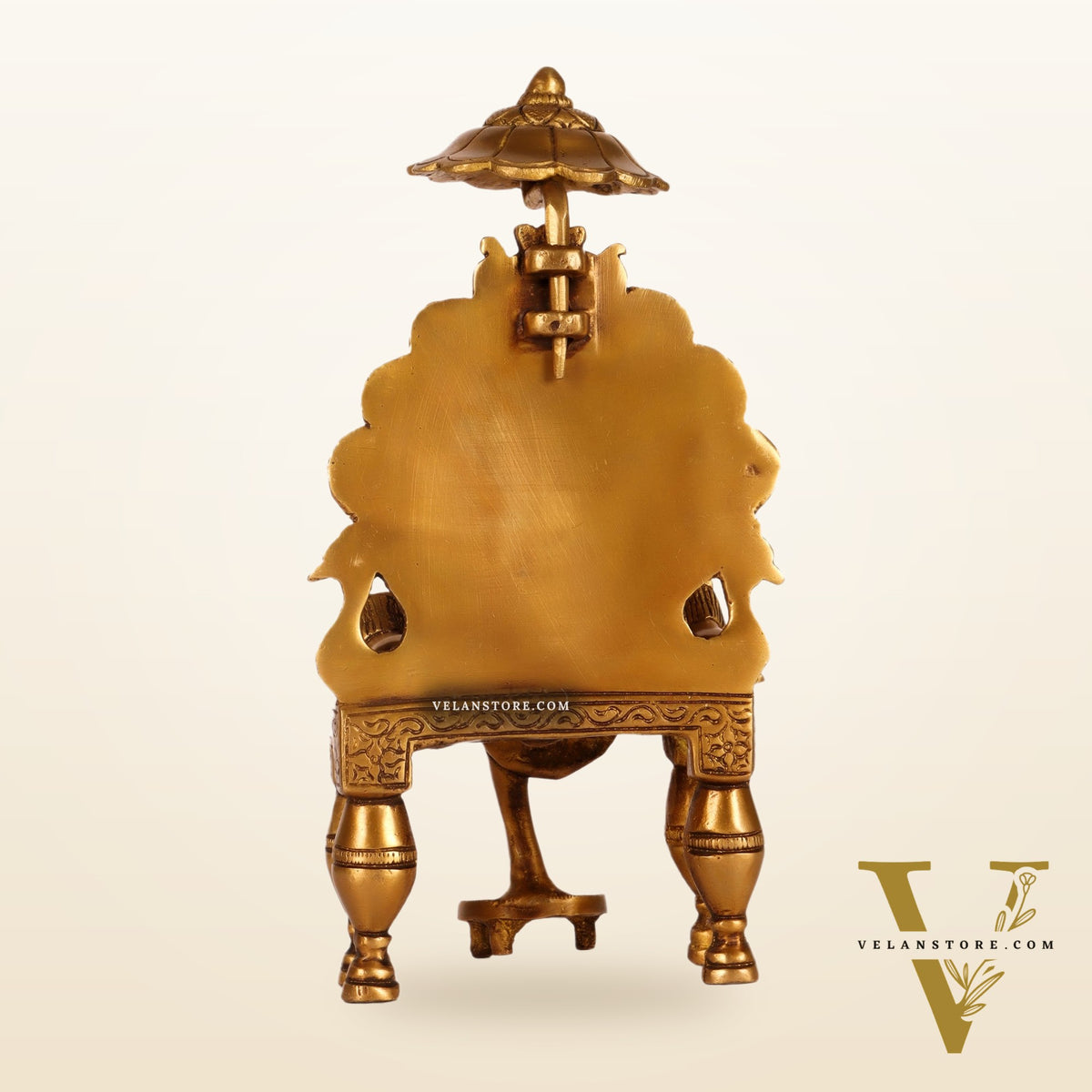 Seated Sai Baba Brass Idol | Blessing Mudra | 8" Height