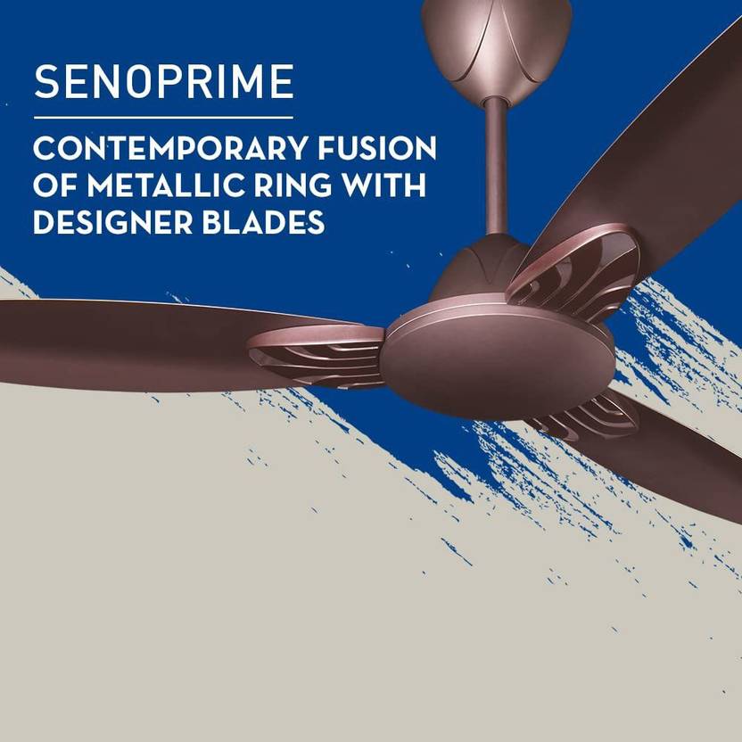 Crompton Seno Prime High Speed Decorative Ceiling Fan - 1200 mm (Roast Brown)-3