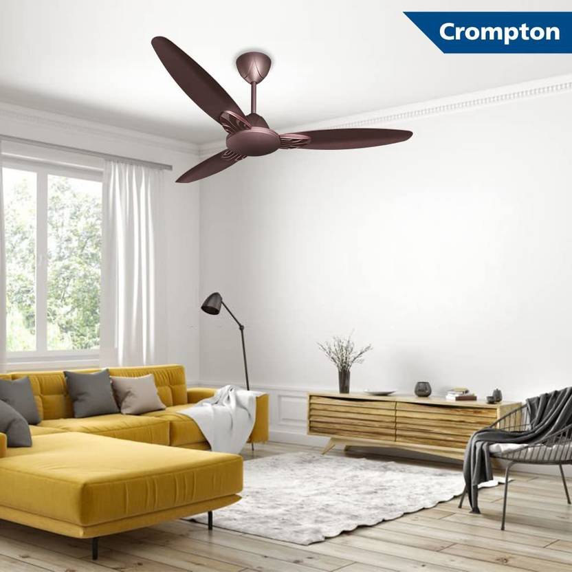 Crompton Seno Prime High Speed Decorative Ceiling Fan - 1200 mm (Roast Brown)-4