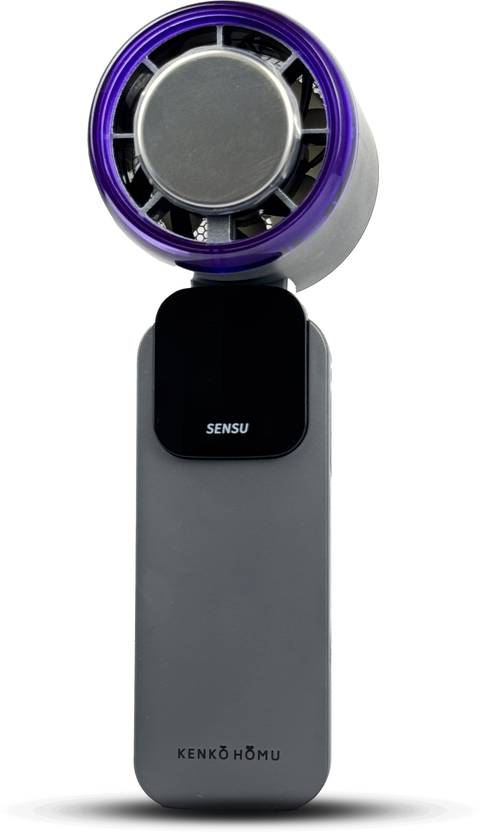 Astberg Kenko homu Handheld Fan (sensu)- 5000mAh portable rechargable fan,199-speed gears,13000 rpm,USB type-C,upto 14 hours backup,ideal for Travel