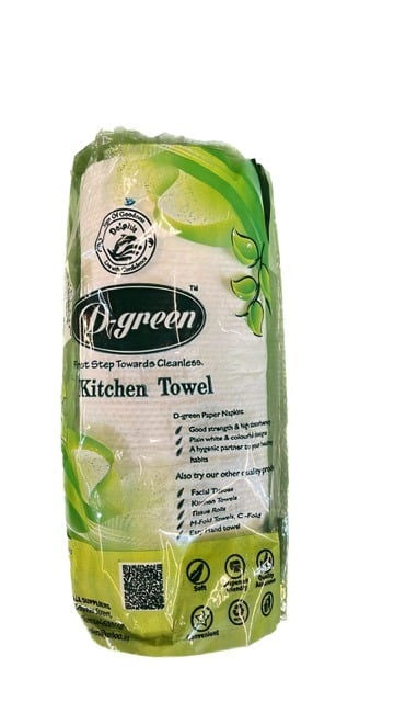 Soft & Absorbent Kitchen Tissue Roll - Perfect for Cleaning & Wiping!