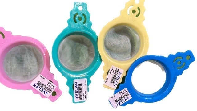 Handle Free Strainers for Cup, Glass with Plastic Mesh Ideal for Tea and Coffee