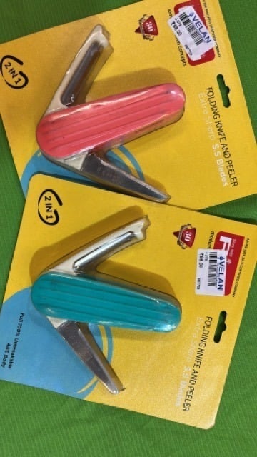 Foldable, vegetable peeler