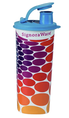 Signoraware Energy Stylish Jumbo Plastic Sipper, 500ml, Blue-1