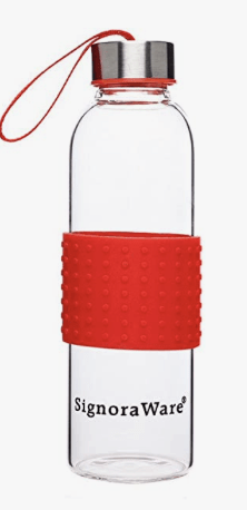 Signoraware Aqua Star Bottle, 750 ML with silicon Sleeve, Multicolor