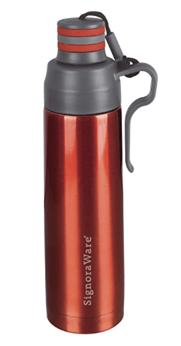 Signoraware Stainless Steel Pebble Vacuum Insulated Flask Water Bottle, 500 ML