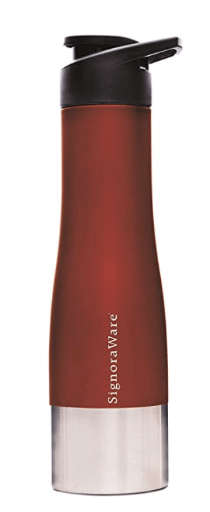 Signoraware Clark Dual tone Single Walled Stainless Steel Fridge Water Bottle, 750ml