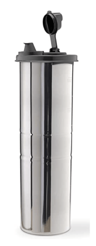 SignoraWare 1.1 Litres Easy Flow Stainless Steel Oil Dispenser Bottle with Lid and Cap | Air-Tight Spill-Proof | Food Grade Pourer Drizzler (Black, Set of 1 | 1100ml)