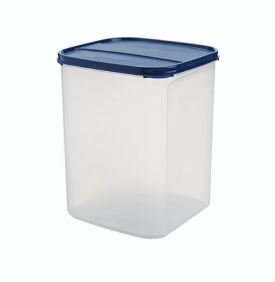 Signoraware 6.5 Litres Modular Multi-Purpose Plastic Containers with Lid for Kitchen Storage | Food Grade BPA Free Leak Proof | Spices Atta Grains and More Organizers (6500ml, Mod Blue)