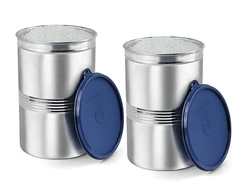 Signoraware Modular Steel Container 3.5ltr, Set of 2, ModBlue-1