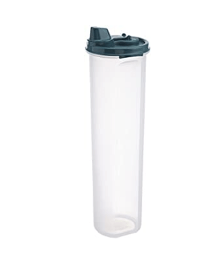 Signoraware Jumbo Easy Flow Plastic Container, 1.1 Litres, Forest Green