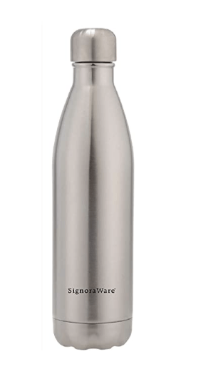 Signoraware Aquiline Vacuum Stainless Steel cola Hot and Cold bottle 1000ml , Multicolour (Set 1)-1
