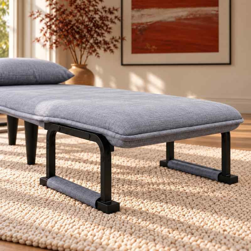 Single Seater Folding Sofa Come Bed, Convertible Sleeper Chair Bed for Bedroom & Guest Room, Space Saving Recliner Sofa Bed