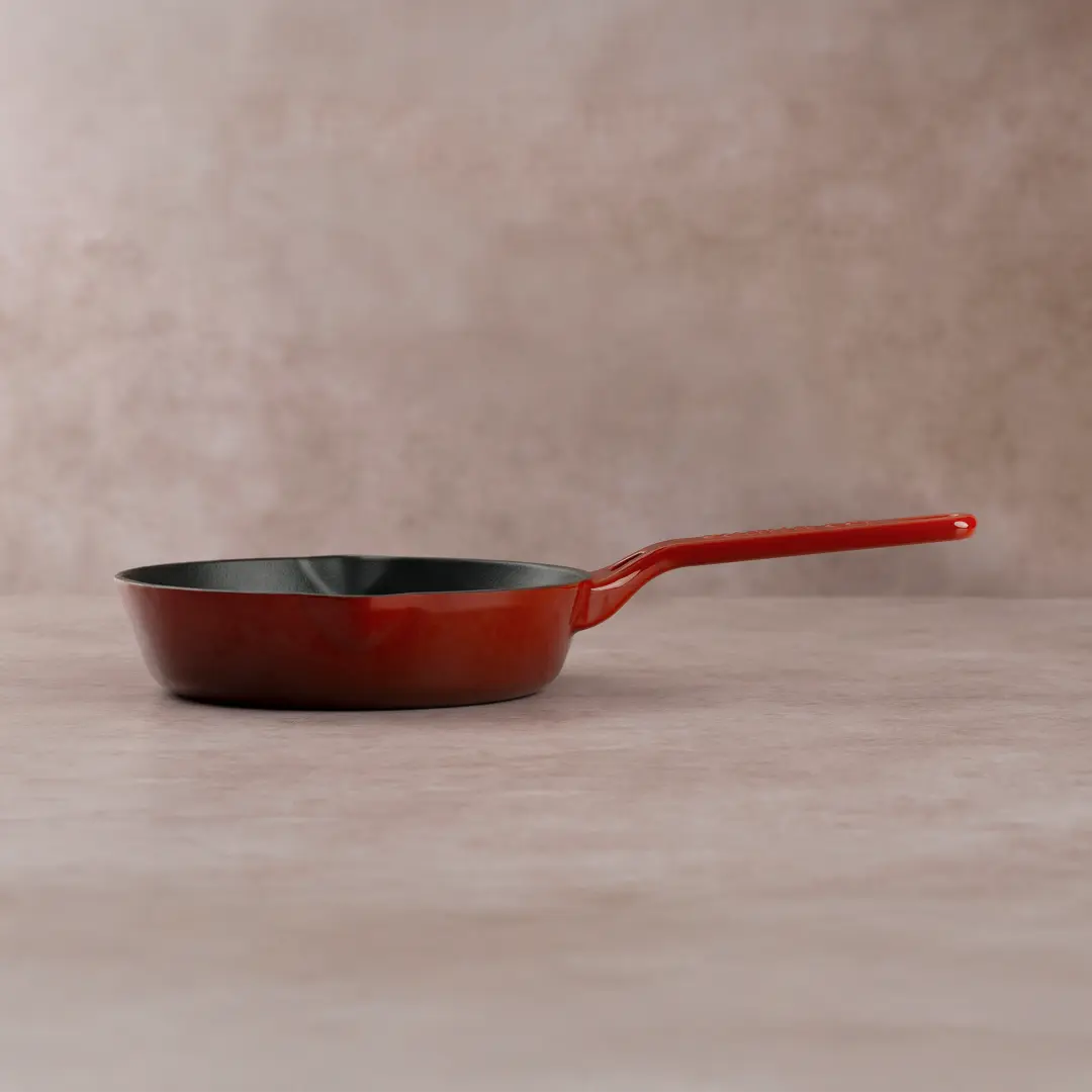 No. 8 Enamel Cast Iron Pan (20cm)