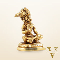Small Brass Hanuman Idol 3 inch