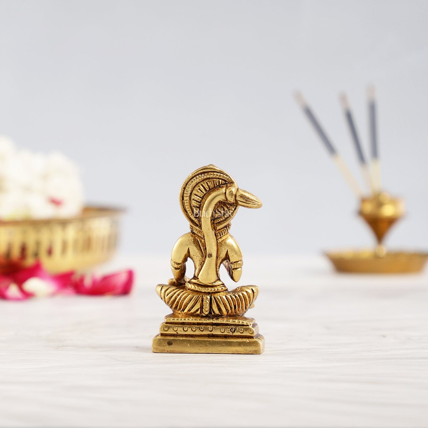 Small Brass Hanuman Idol 3 inch