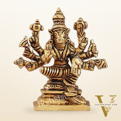 Small Brass Superfine Varahi Idol | 3.5" Height | Intricate Detail