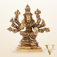 Small Brass Superfine Varahi Idol | 3.5" Height | Intricate Detail