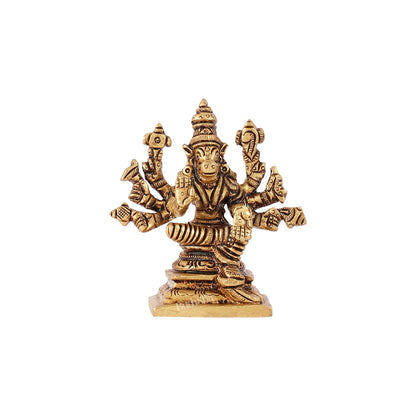 Small Brass Superfine Varahi Idol | 3.5" Height | Intricate Detail