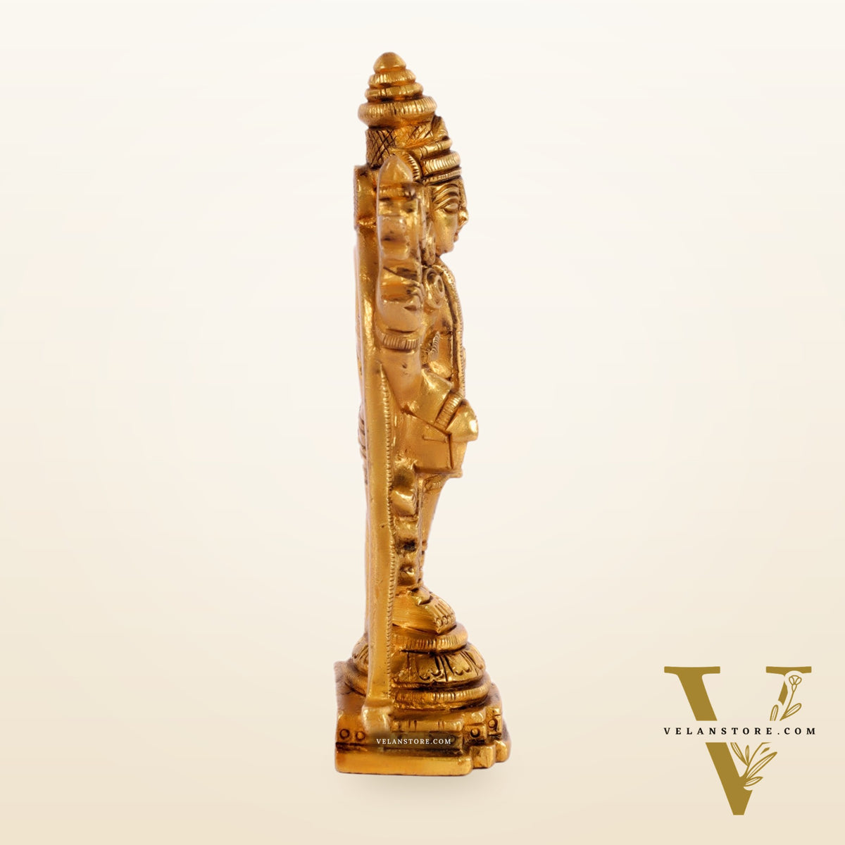 Small Lord Venkateshwara Perumal Brass Statue | 5 inch