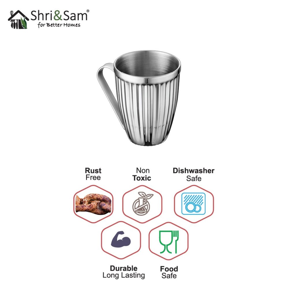 SNOB Step Stainless Steel Coffee Mug