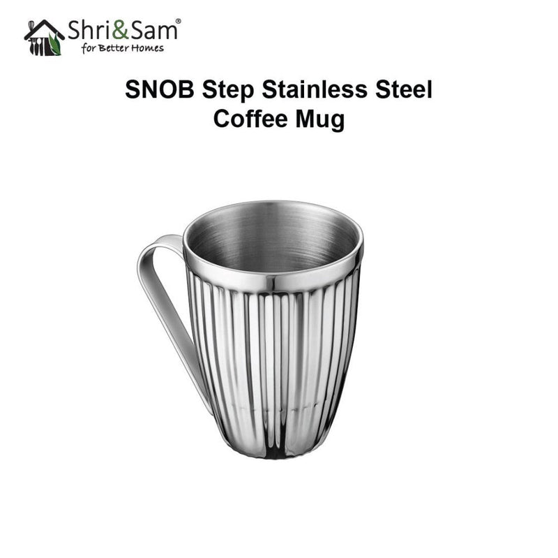 SNOB Step Stainless Steel Coffee Mug