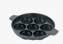 Sowbaghya Paniyarakkal - Mini (7 Rouds) Paniarakkal 0 L capacity 22 cm diameter  (Aluminium, Non-stick)-1