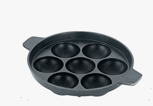 Sowbaghya Paniyarakkal - Mini (7 Rouds) Paniarakkal 0 L capacity 22 cm diameter  (Aluminium, Non-stick)-1