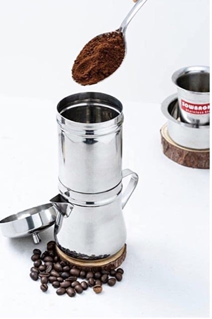 SOWBAGHYA Stainless Steel Coffee Filter - 250ml (304 Grade SS)