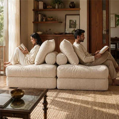 Fold Out Futon Chair | Foldable Single Sofa Bed for Guests