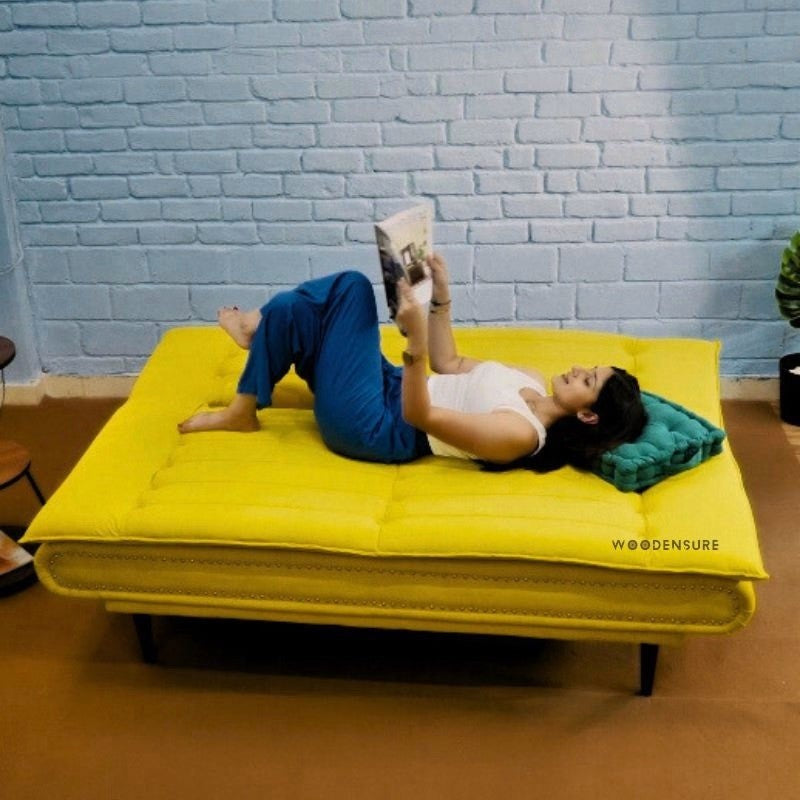 Foldable 3 Seater Sofa Bed