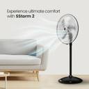 Crompton SStorm 2 with Metal Blade 18 inches Energy Saving 450 mm Pedestal Fan